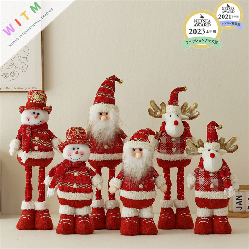 クリスマス サンタ 雪だるま トナカイ クリスマス飾り 卓上 クリスマス人形 Christmas限定
