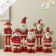 クリスマス サンタ 雪だるま トナカイ クリスマス飾り 卓上 クリスマス人形 Christmas限定