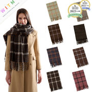 2025秋冬新作  スカーフ マフラー ストール チェック柄 大判 防寒対策 厚手 男女を問わず ファッション