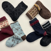 2025秋冬新作★レディース 靴下★ソックス ★快適 通気性良い 履き心地良い 靴下中長セクション