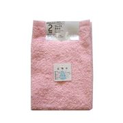 高吸水フェイスタオル2枚組 ピンク