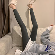 今季マストバイ 　おしゃれ　気質  ハイウエスト フリースライニング   レギンス