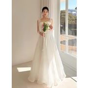 ウェディングドレス 白 結婚式 花嫁 サイズオーダーメイド可能 成人式 お呼ばれ ウェディング