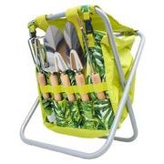 ガーデニングチェア＆ツール 収納バッグ付き MGC-TOAB-GR