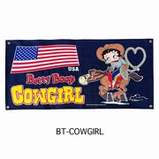■2025AW　新作■　BETTY BOOP　デニムバナー　BT-COWGIRL