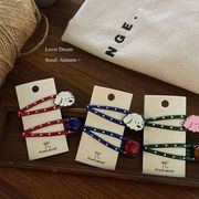 ヘアピン　ヘアアクセサリー　レディース　韓国ファッション　犬