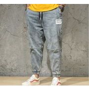 デニムパンツ ジーンズ 薄いパンツ レトロ デニムパンツ メンズパンツ ゆったりパンツ 大きいサイズ