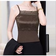 レディースキャミソール OLキャミソール 通勤 オフィスタンクトップキャミソール レースキャミソール