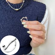 個性的シルバー指輪 歪み 曲線 ユニーク シルバーアクセサリー アレルギー対応 調整可能 おしゃれ 上品