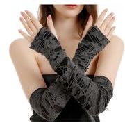 ダンサー必見手袋 !JAZZ手袋 DS手袋 ヒップホップ手袋 ダンス手袋 舞台手袋 破れた手袋 暗い手袋