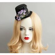 DIY手作り帽子 小さな帽子 ヘアアクセサリー ヘアピン帽子 結婚式 おもちゃの帽子 シルクハット 髪飾り
