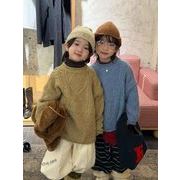 2025新作韓国子供服 ベビー服  キッズ男の子ニットトップス2色 100cm-160cm