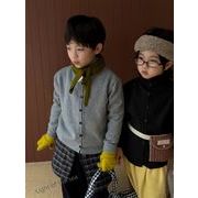 2025新作韓国子供服 ベビー服  キッズ男の子ニットトップス3色 100cm-160cm