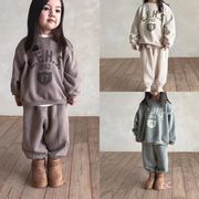 2025秋新作 韓国風子供服  スウェット セットアップ 男女兼用 カジュアル 長袖 上下セット DC