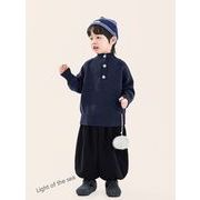 2025新作韓国子供服 ベビー服  キッズ男の子ニットトップス 2色 90cm-140cm