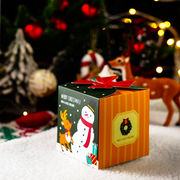 Christmas限定 DIY包装資料 ギフトボックス ラッピングボックス 紙箱 merry christmas Xmas