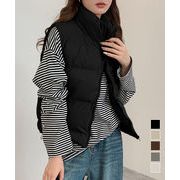 【日本倉庫即納】 ダウンベスト ジップアップパデッドベスト