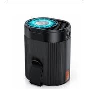 腰掛ファン 黒 クリップ式