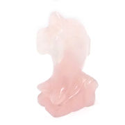 ≪特価品/国内在庫≫ローズクォーツ イルカ いるか/彫刻/約34x64x27mm1点もの