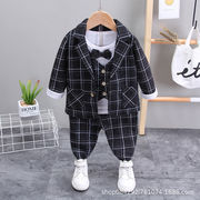 2025新作 春服 子供服 男の子 セットアップ 3点セット 子供用スーツ 発表会 入学式 入園式 卒業式 80-120cm