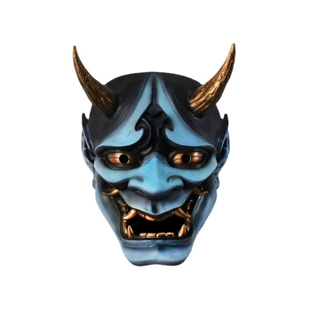 鬼のお面 ーVer2ー リアルオーガ 全2カラー 赤鬼 青鬼 お面 節分