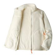 男性用ドーパミンジャケット厚手リバーシブル スタンドカラーフリースアウターL～5XL   4色