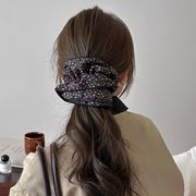 秋冬の定番シュシュ 豹紋プリント   2色