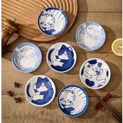 皿 豆皿 葛飾北斎 あにまる北斎 犬 いぬ 浮世絵 かわいい | 卸売