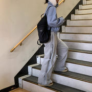 リボンスウェットパンツ　デザイン　レディース　INS　韓国ファッション