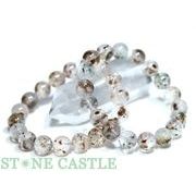 ☆高品質☆【ブレスレット】ガーネット＆グリーントルマリンインクォーツ (3A) (約11～11.5mm)