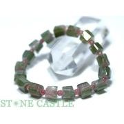 ☆一点物☆【ブレスレット】ウォーターメロントルマリン 筒型 No.03