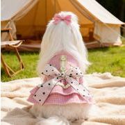 ペット用品 ペット服  犬服 秋冬服   ワンピース   防寒 お出かけ