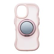 iPhone17対応 マクスタウェーブミラー ライトピンク i39FiJS07