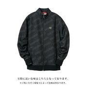 ゴルフウェア メンズ ジャケット スタンドカラー ポンチ素材 総柄 ロゴ ストレッチ 春服 新作 ディバイナー