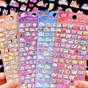 ぷくぷくシール 3Dステッカー 立体ステッカー ぷっくりシール 粘着シール デコシール