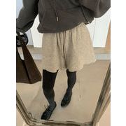 今季マストバイ   気質   おしゃれ   カジュアル  ウール  ワイドレッグ  リラックスパンツ