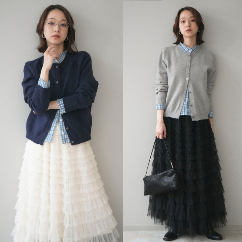 レディース服★ファッション洋服★カーディガン&スカート分けて★ 2色