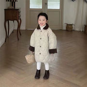 2025★秋冬新作★韓国風子供服★裏起毛★コート★5～13