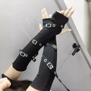 秋冬手袋 グローブ アームカバー  手袋  パンク風