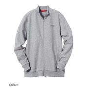 ゴルフウェア メンズ ジャケット スタンドカラー 袖刺繍 スムース素材 ストレッチ 春服 新作 ディバイナー