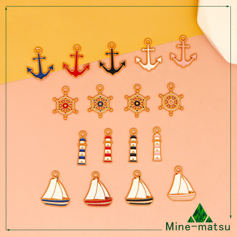 船 アクセサリーパーツ デコパーツ カン付き ペンダント 上品 DIY素材 ハンドメイド