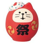 concombre お祭り猫だるま ZCB-16976