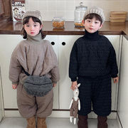 2025冬新作い 子供服 ベビー服 キッズ 男女兼用 長袖トップス スウェット+ズボン 2点セット