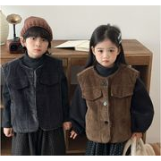 2025秋冬新作  ベビー服 子供用  ベスト フリース裏起毛 厚手 防寒 上着 男女兼用 80-140cm