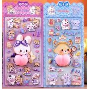 手帳素材装飾　クリスマス　貼り付けパーツぷくぷく立体シール　携帯装飾品　3Dエポキシステッカー