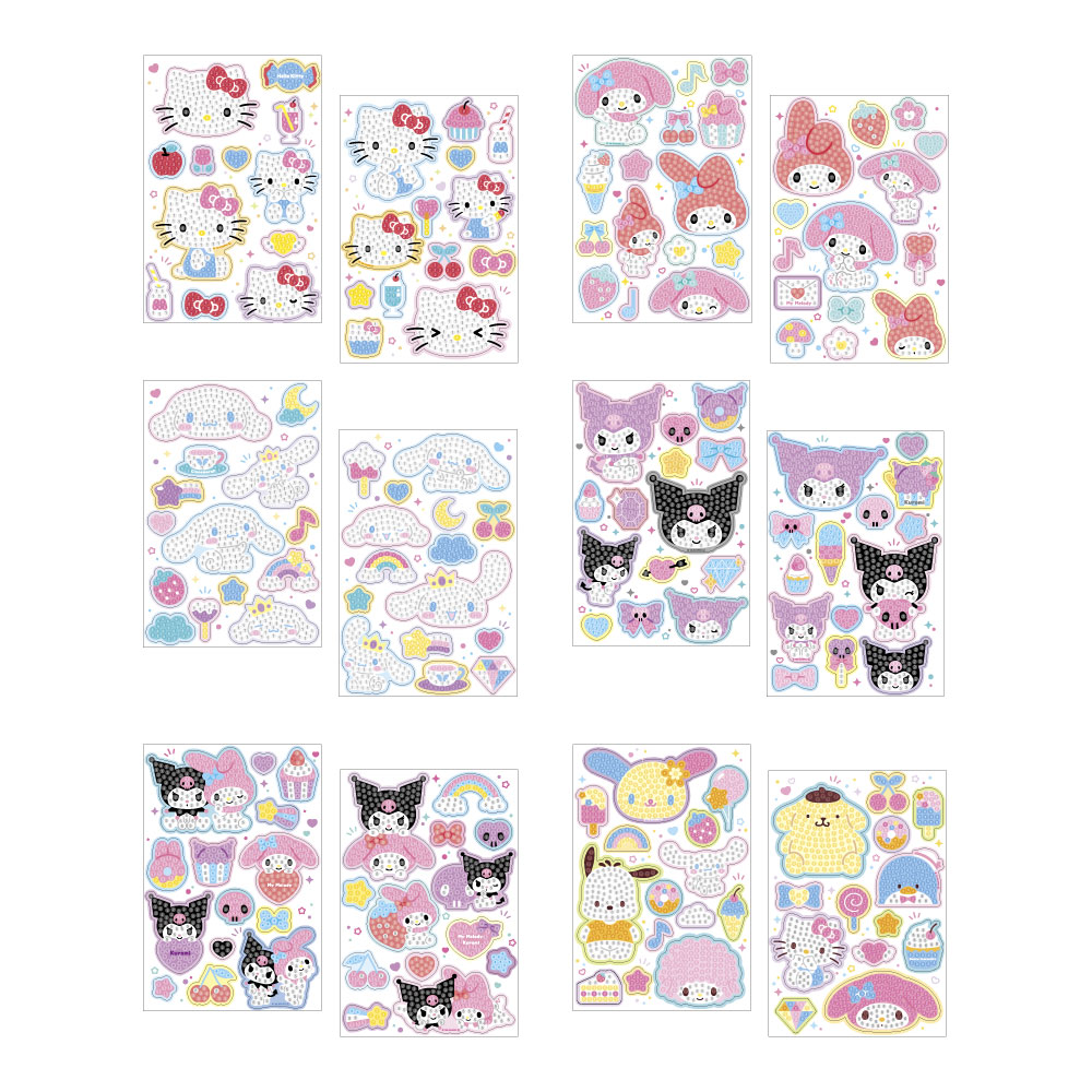 ハローキティ ダイヤモンドシリーズ　プレートセット ハローキティ ダイヤモンドシリーズ プレートセット sanrio（サンリオ