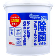 [3月26日まで特価]エリエール 除菌できるアルコールタオル 大容量 本体 400枚入