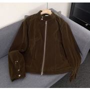 秋冬トップス メンズ   ジャケット アウター 上着 スエード レトロ風