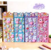 新品お得3Dステッカー 手作りDIY  子供おもちゃ 可愛いシール  立体ステッカー 粘着シールLF