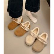 秋冬シューズ  パンプス ローファー ぺたんこ  裏起毛 お出かけ 靴  防寒